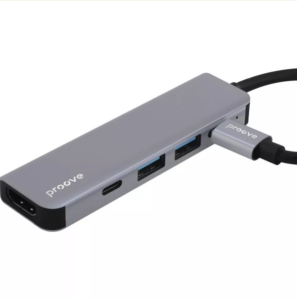 USB-хаб Proove Arc Link 5 in 1. Розгалужувач USB 5 в 1 Type-C (HDMI 4K//Type-C PD3.0/USB) USB-хаб / USB HUB 00467 фото
