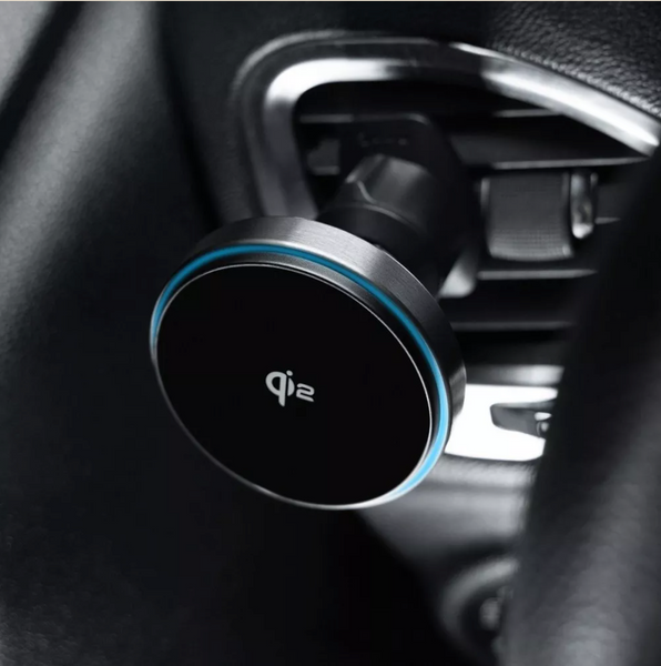 Магнитный автомобильный Proove Titanium Circle Qi2 15W Magnetic Ring с беспроводной зарядкой для телефона 00711 фото