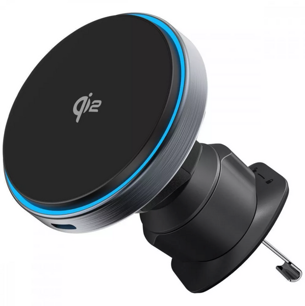 Магнитный автомобильный Proove Titanium Circle Qi2 15W Magnetic Ring с беспроводной зарядкой для телефона 00711 фото