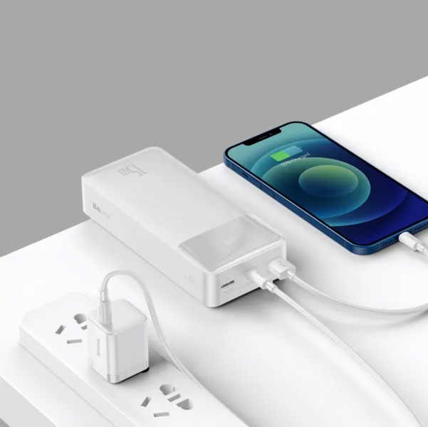 Павербанк Baseus Bipow Overseas 30000mAh 15W. Power Bank з підтримкою швидкого заряджання. 0371 фото