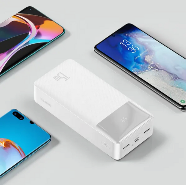 Павербанк Baseus Bipow Overseas 30000mAh 15W. Power Bank з підтримкою швидкого заряджання. 0371 фото