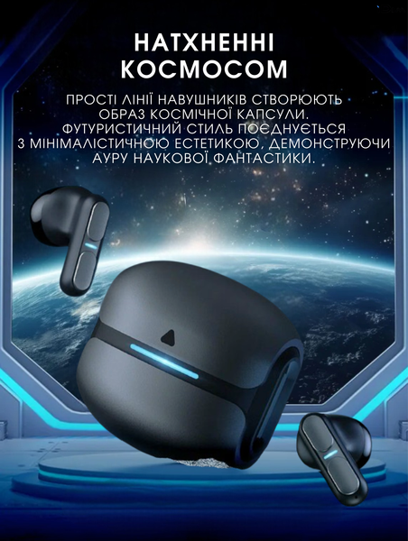 Беспроводные игровые Bluetooth наушники Langsdom Theta TG11 с шумоподавлением микрофона (ENC) и низкой задержкой. TWS-гарнитура для телефона 0350 фото
