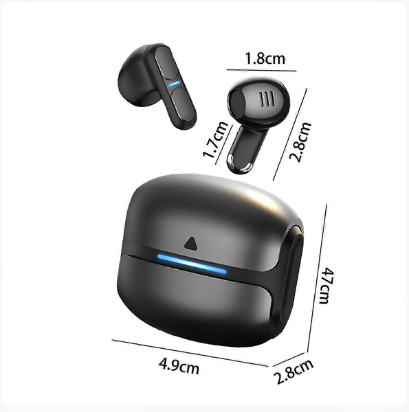 Беспроводные игровые Bluetooth наушники Langsdom Theta TG11 с шумоподавлением микрофона (ENC) и низкой задержкой. TWS-гарнитура для телефона 0350 фото