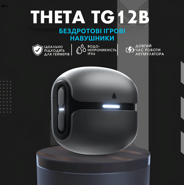 Ігрові геймерські бездротові Bluetooth навушники Langsdom Theta Pro TG12B з RGB підсвічуванням та ENC шумозаглушенням 0354 фото