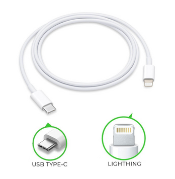 Кабель швидкого заряджання Type-C (USB-C) to Lightning 1м ws013 фото