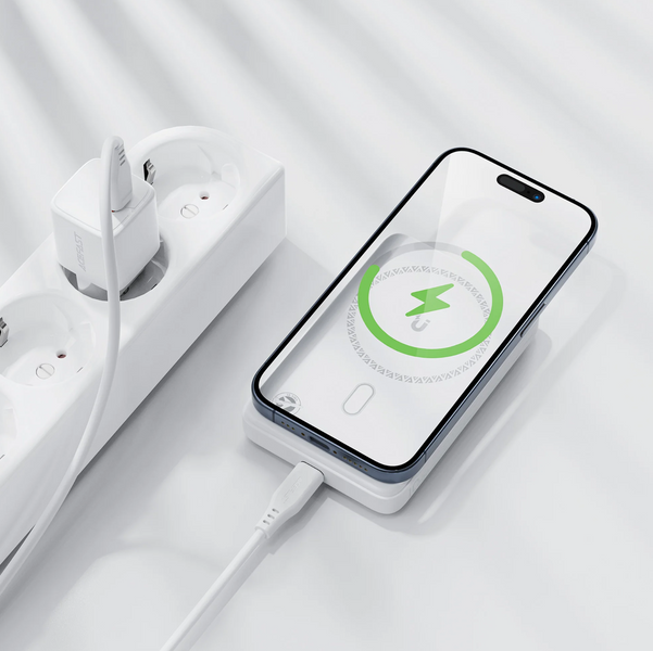 Повербанк Acefast M26 10000mAh 20W с MagSafe и беспроводной зарядкой Qi 0369 фото