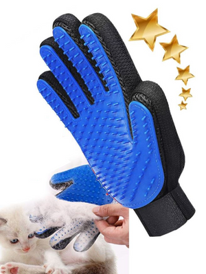 Перчатка для груминга животных, для удаления шерсти котов и собак ws024 фото