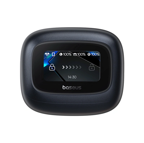 Беспроводные Bluetooth наушники Baseus Bowie M2s Ultra с шумоподавлением ANC и сенсорным дисплеем. Беспроводные вакуумные блютуз наушники 0382 фото