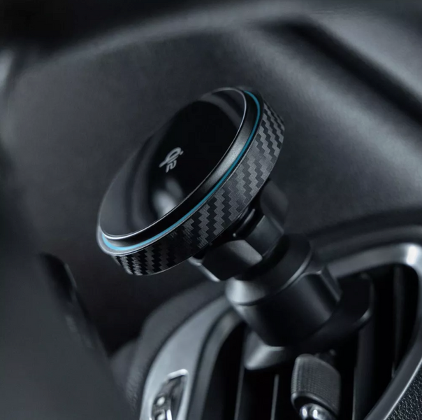 Магнітний автотримач Proove Graphite Circle Qi2 15W Magnetic Ring з бездротовою зарядкою  00700 фото