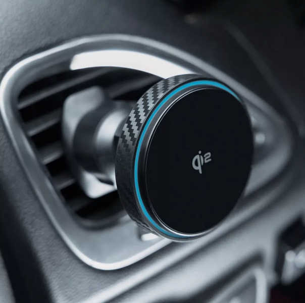 Магнітний автотримач Proove Graphite Circle Qi2 15W Magnetic Ring з бездротовою зарядкою  00700 фото