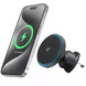 Магнітний автотримач Proove Graphite Circle Qi2 15W Magnetic Ring з бездротовою зарядкою  00700 фото 1