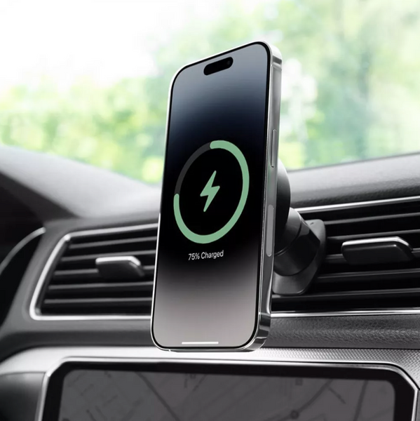 Автотримач для телефона з бездротовою зарядкою Proove Light Circle 15W 00705 фото