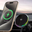 Магнітний автотримач Proove Light Crystal Qi2.2 25W з активним охолодженням, RGB-підсвіткою та бездротовою зарядкою