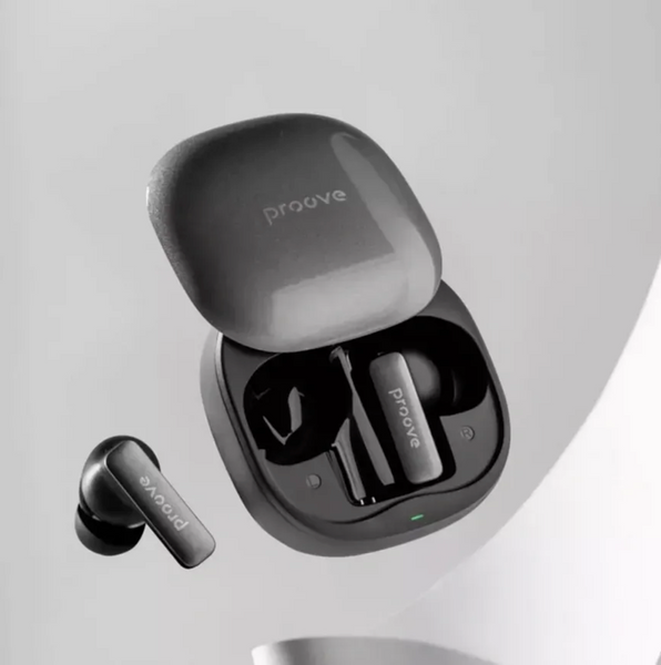 Бездротові навушники Proove NoLimit TWS AN. Вакуумні навушники - потужний звук, Bluetooth 6.0 та гібридне шумозаглушення. 00395 фото